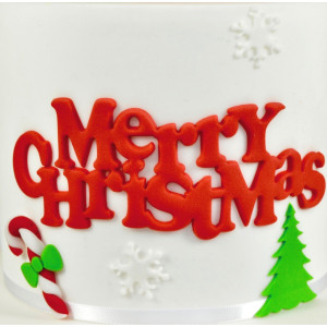 FMM Merry Christmas - Curved Words