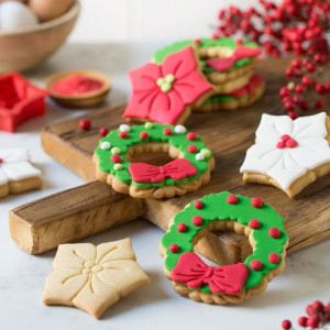 Decora Christmas Star & Garland Cookie Cutters 