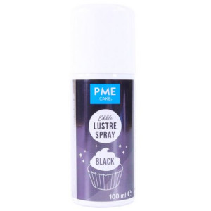 PME Black Edible Lustre Spray 