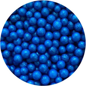 4mm Blue Glimmer Pearls 80g 