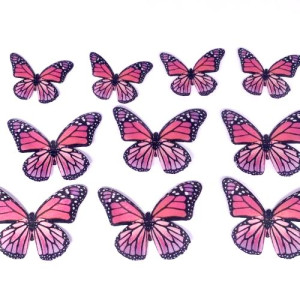 Crystal Candy Wafer Butterflies - Exotica Pk/22