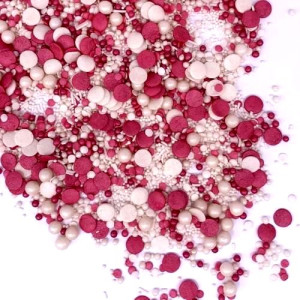 Raspberry Velvet Sprinkle Mix 100g