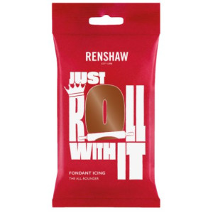 Dark Brown Renshaw Sugarpaste 250g