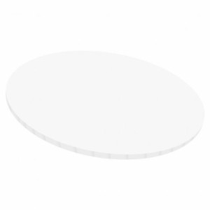 10" Masonite Cake Board - MATT White 
