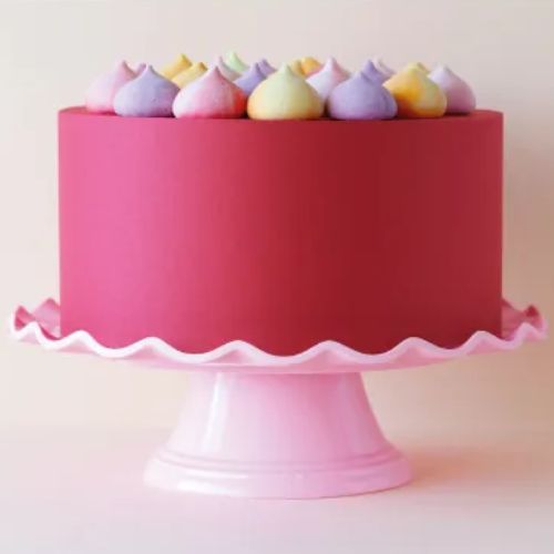 Pink Melamine Cake Stand