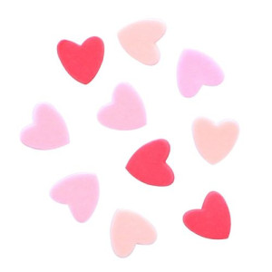 Culpitt Red & Pink Mini Hearts Sugar Pipings Pk/100