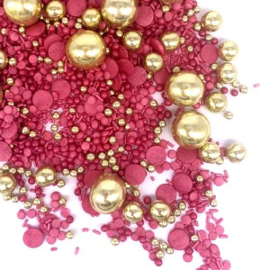 Rich Pink Sprinkle Mix 100g 