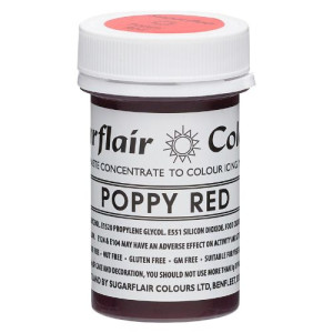 Sugarflair Poppy Red Paste 25g