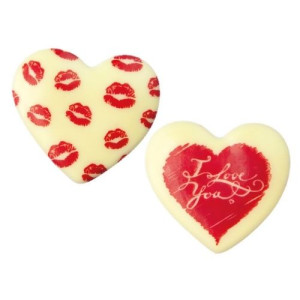 Chocolate Kiss Heart Decorations BOX/54