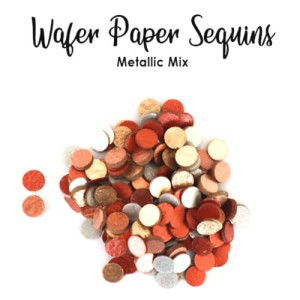 Crystal Candy Metallic Wafer Paper Sequins - Metallic Mix
