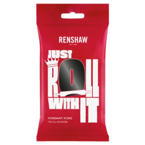 Jet Black Renshaw Sugarpaste 250g