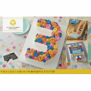 Wilton Letters & Numbers Cake Pan Set