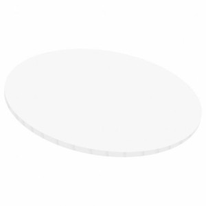 12" Masonite Cake Board - MATT White 