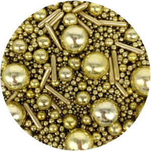 Metallic Gold Sprinkle Mix 100g 