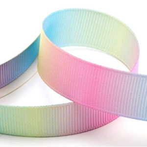 16mm Pastel Rainbow Ribbon - 10m Roll