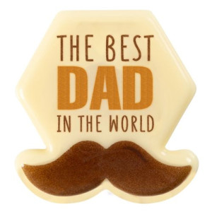 Belgian Chocolate Best Dad in the World Pk/8