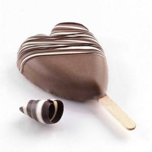 SilikoMart Mini Heart Ice Cream Cakesicle Mould
