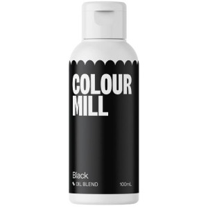 Super Size Colour Mill Oil Based Colouring 100ml - Black