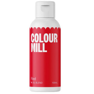 Super Size Colour Mill Oil Based Colouring 100ml - Red