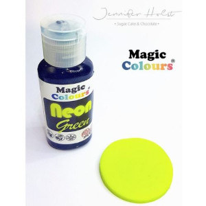Magic Colours Neon Effect Green Paste Colour 32g