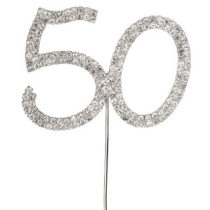 Diamante '50' topper