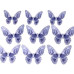 Crystal Candy Wafer Butterflies - Delft Pk/22