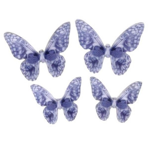 Crystal Candy Wafer Butterflies - Delft Pk/22