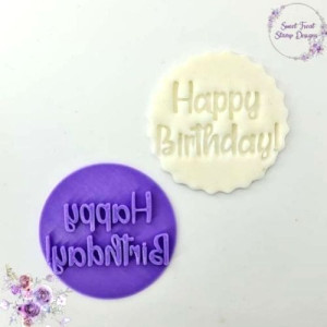 Sweet Treat Embossing Stamps - Happy Birthday Style 2