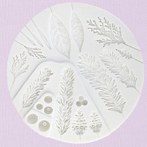 Caking It Up - Assorted Fine Leaves Mould