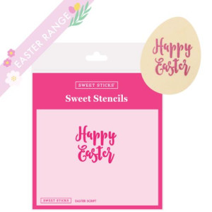 Sweet Stencils - Happy Easter Script