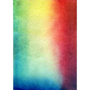 Colourful Watercolour Wafer Paper Sheets Pk/2