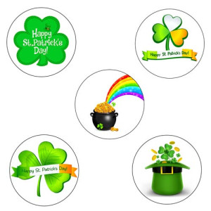 St. Patrick's Day Cupcake Toppers - 15 x 2"