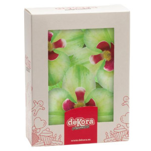 Dekora Green Wafer Orchids Box/10