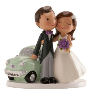 Dekora WEDDING COUPLE "JUST MARRIED CAR" 