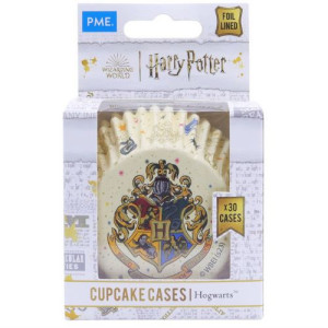 Harry Potter Foil-lined Cupcake Cases - Hogwarts School Pk/30