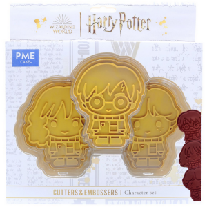 Harry Potter Cookie Cutter & Embossers - Harry, Ron & Hermione