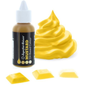 Sugarflair Oil Based Colour - Mustard Yellow 30ml