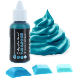 Sugarflair Oil Based Colour - Turquoise 30ml