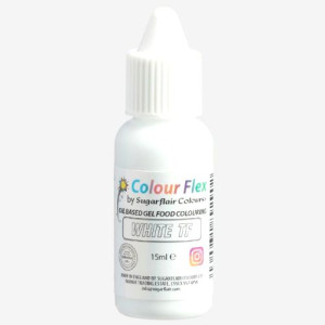 Sugarflair Colour Flex Oil Based Colour - White 15ml