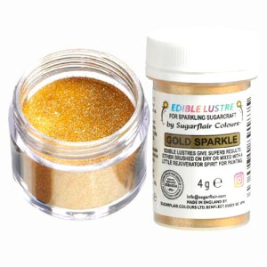 Sugarflair Lustre Dust Gold Sparkle 4g