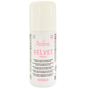 Decora Velvet Edible Spray 100ml - Pink