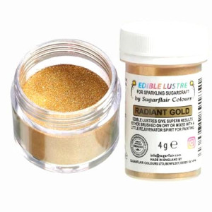 Sugarflair Lustre Dust Radiant Gold 4g