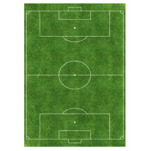 A4 Soccer Pitch Edible Icing Sheet
