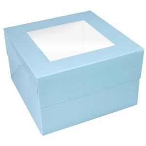 12" Baby Blue Cake Box