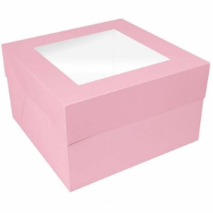12" Baby Pink Cake Box