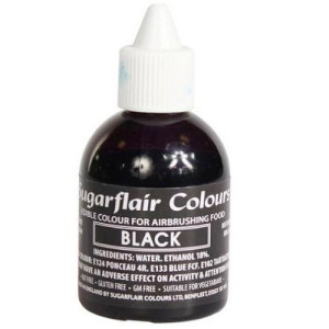 Sugarflair Airbrush Black 60ml