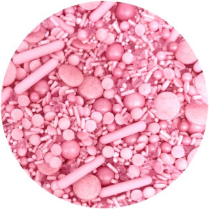 Perfect Pink Sprinkle Mix 100g 