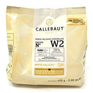 400g Callebaut Belgian White Chocolate 28%