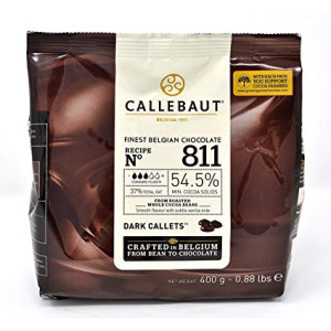 400g Callebaut Belgian Dark Chocolate 54%