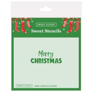 Sweet Stencils - Merry Christmas Writing